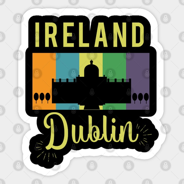 Irland Dublin Schloss Sticker by schuhboutique-finke